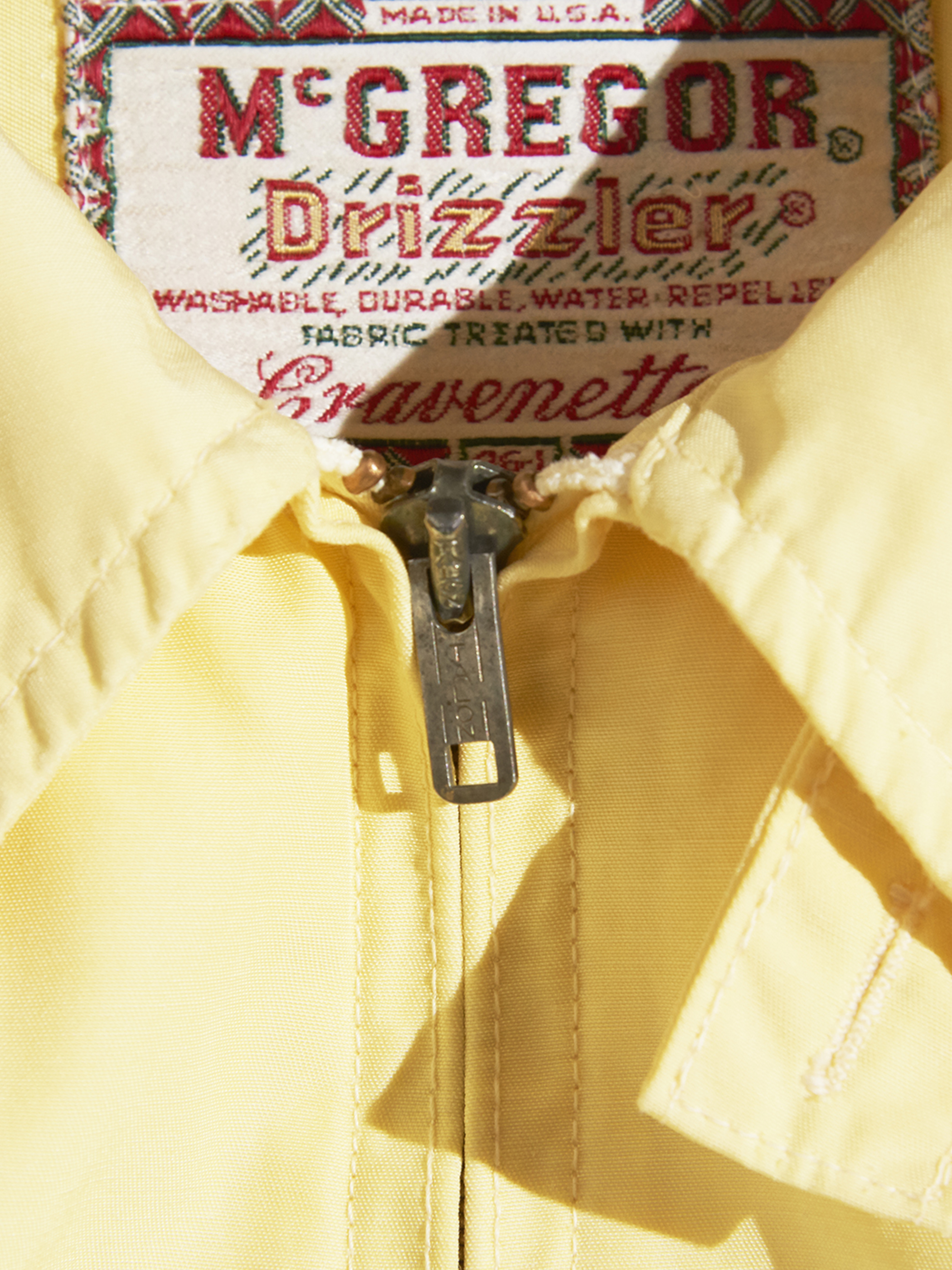1960s "McGREGOR" drizzler jacket -LEMON YELLOW-