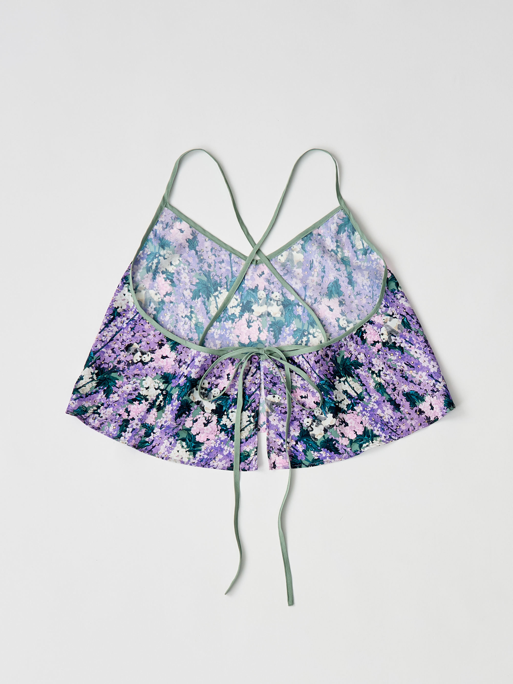 【受注商品】panda printed camisole・PURPLE 【受注商品】panda printed camisole・PURPLE