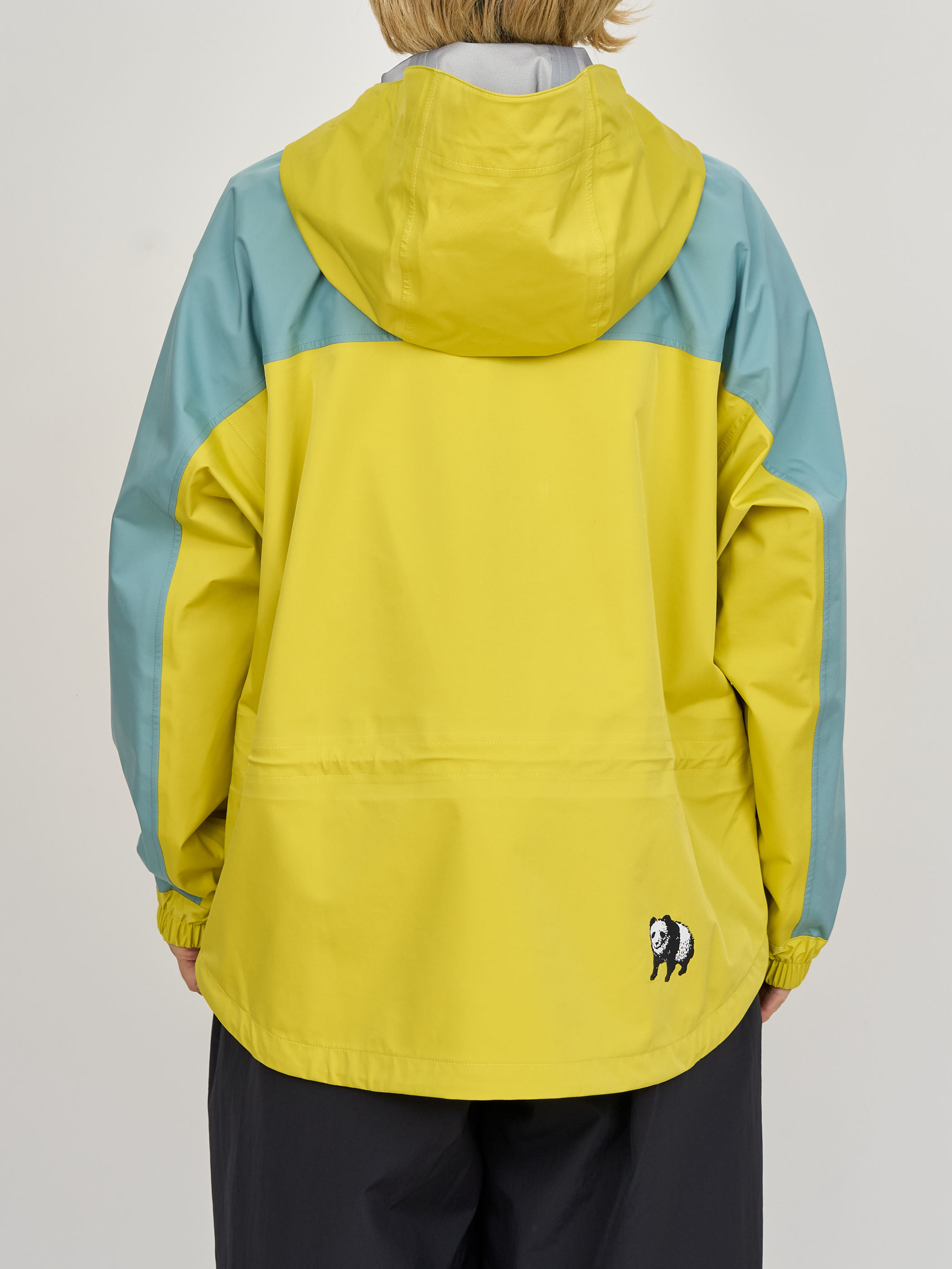 【受注商品】two-tone mountain parka・YELLOW×MINT