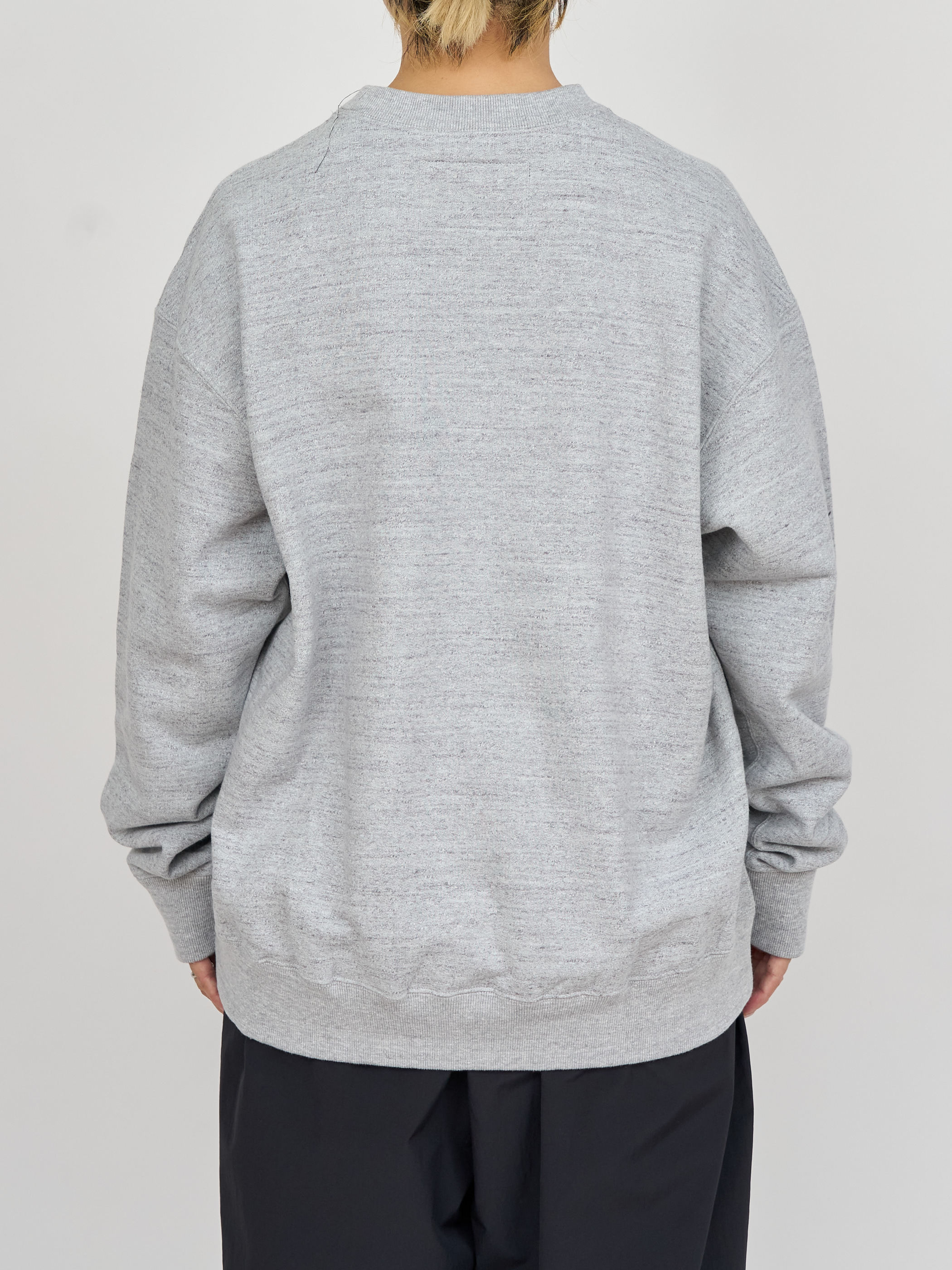 【受注商品】big pocket sweat shirt・GRAY
