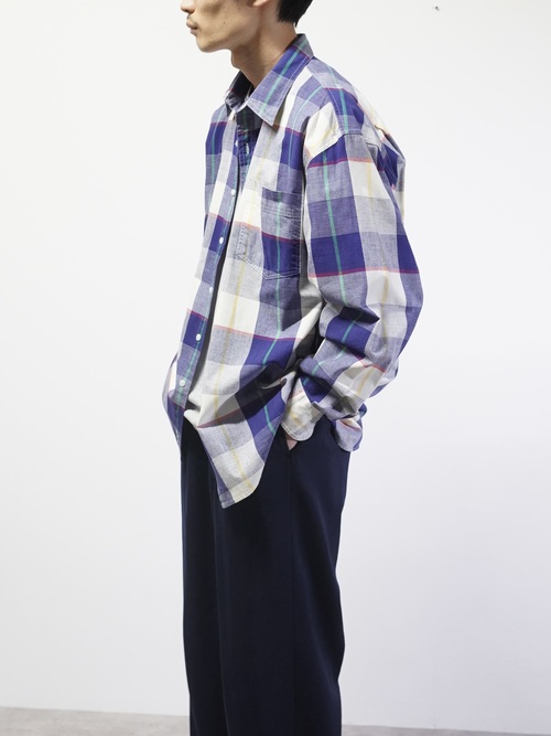 1990's GAP L/S cotton check shirts