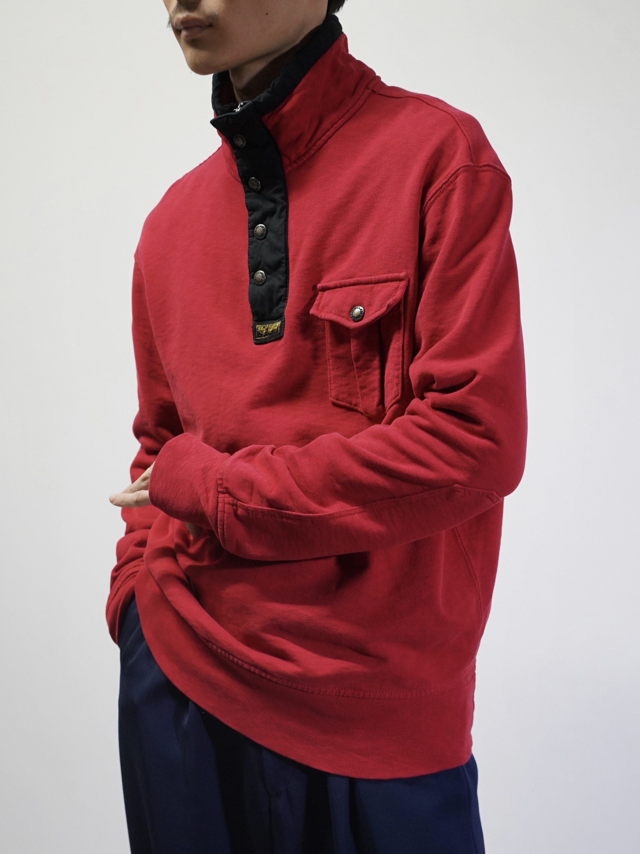 1990's Polo by Ralph Lauren Half button heritage design sweat shirts