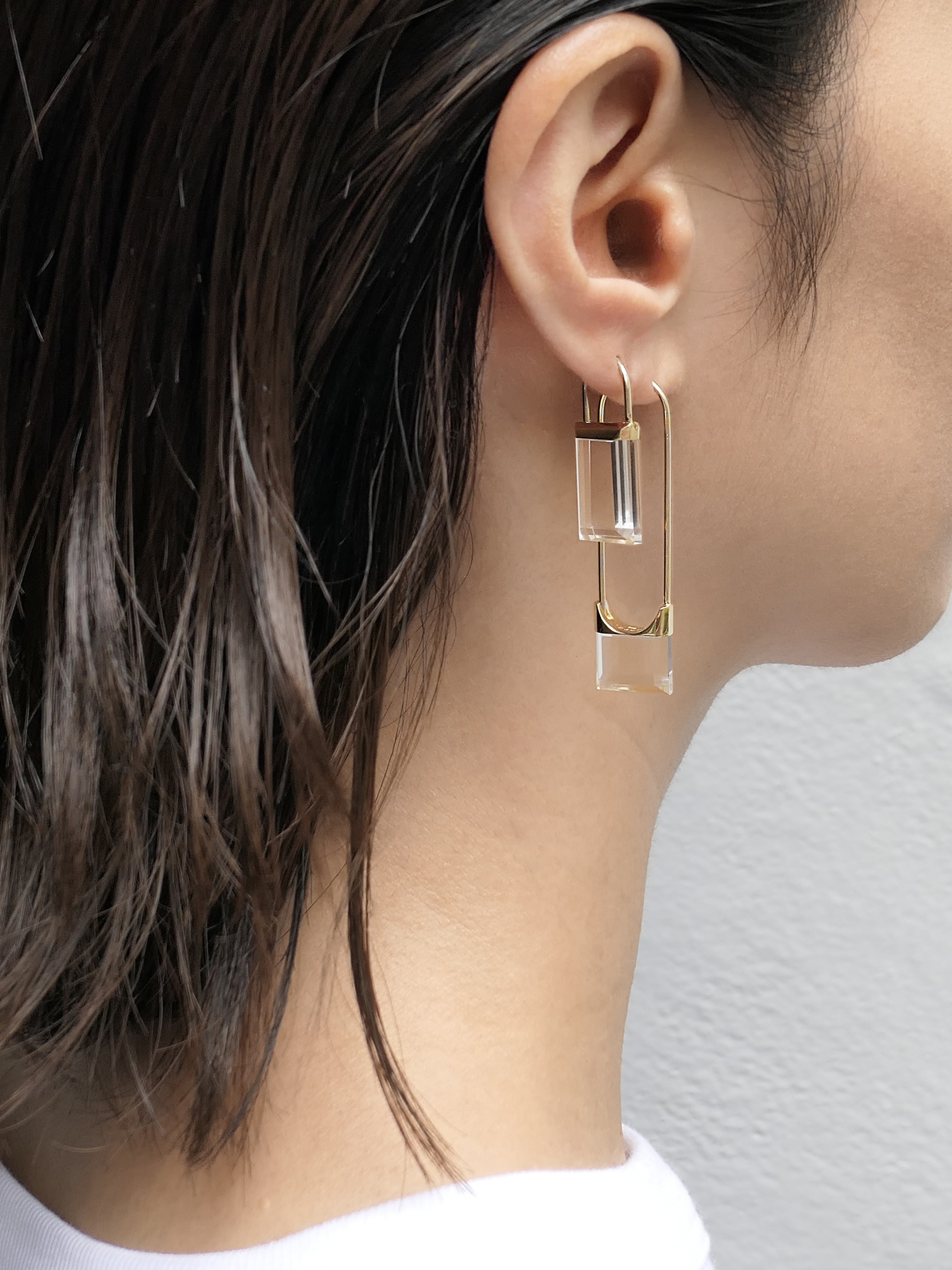 simmon official WEB SHOP | DROP QUARTZ EARRING