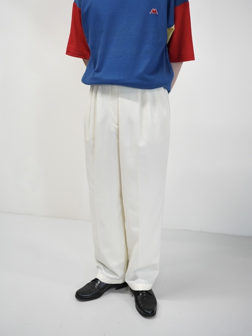 NOS 1990's~ LESLIE FAY Sportwear Poly Rayon 3tuck dress trousers 