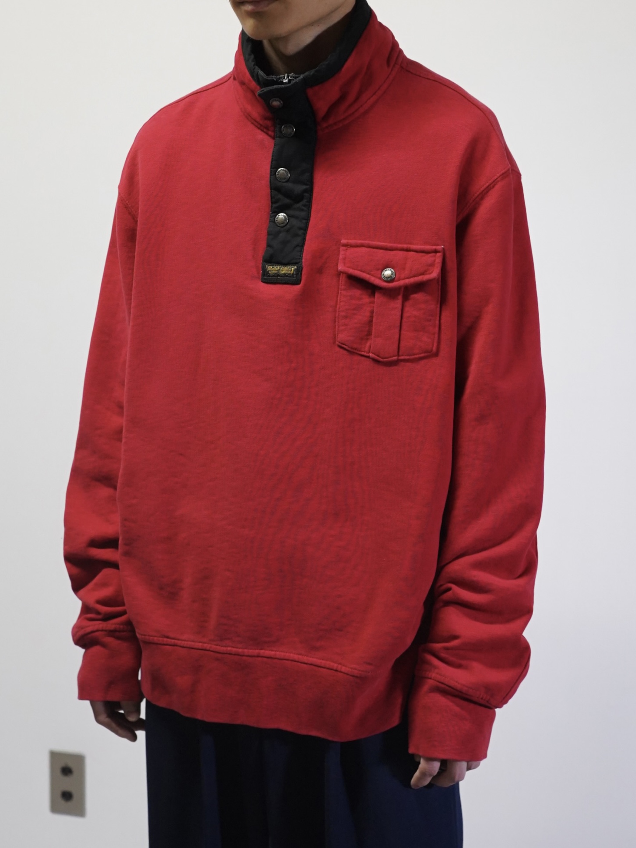 1990's Polo by Ralph Lauren Half button heritage design sweat shirts