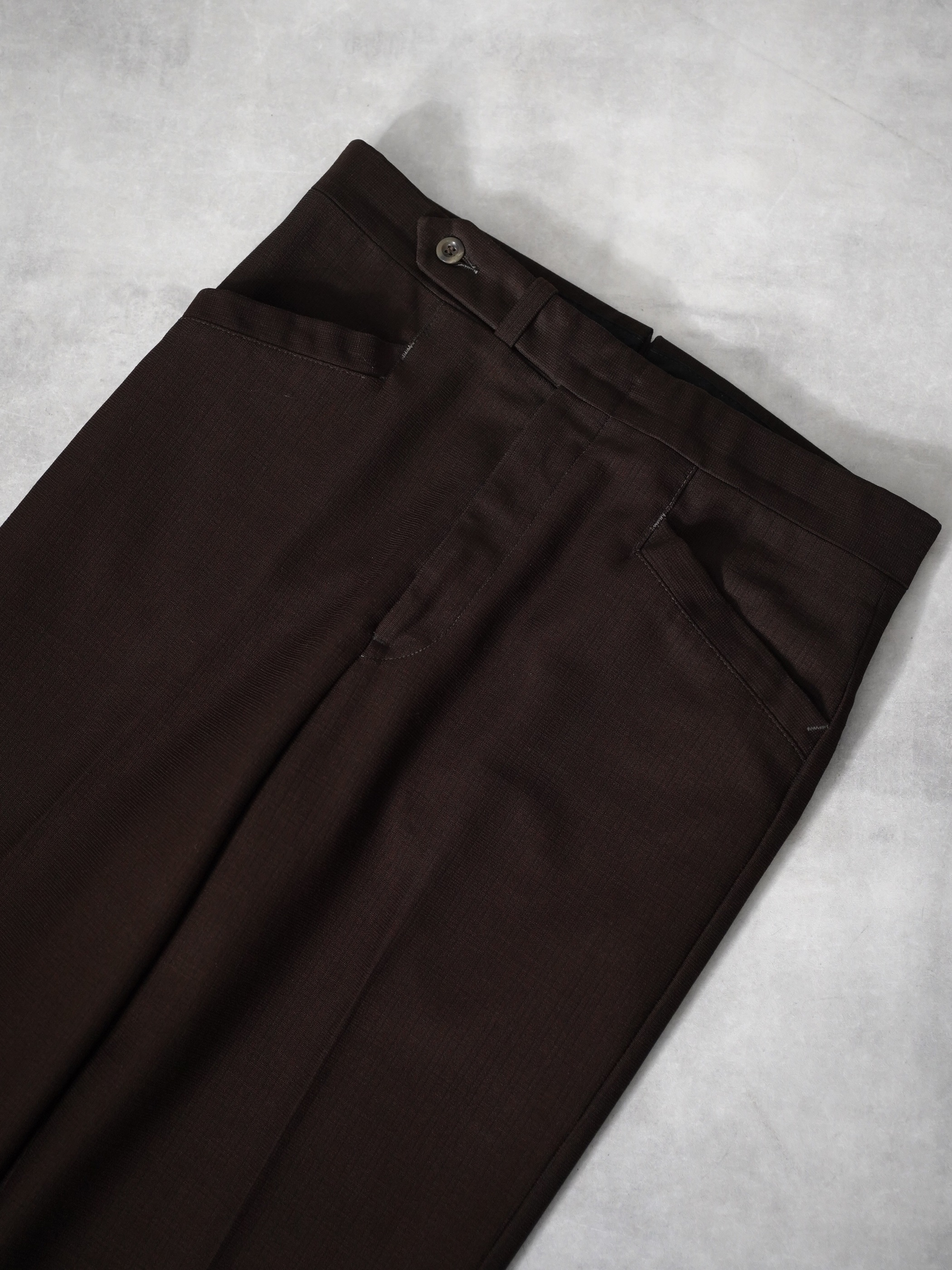 1970's LEEDS Polyester trousers / Made in USA