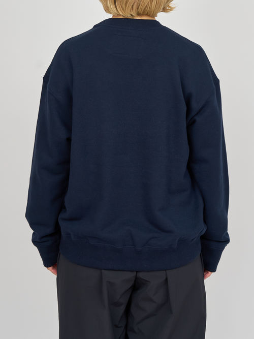 【受注商品】big pocket sweat shirt・NAVY