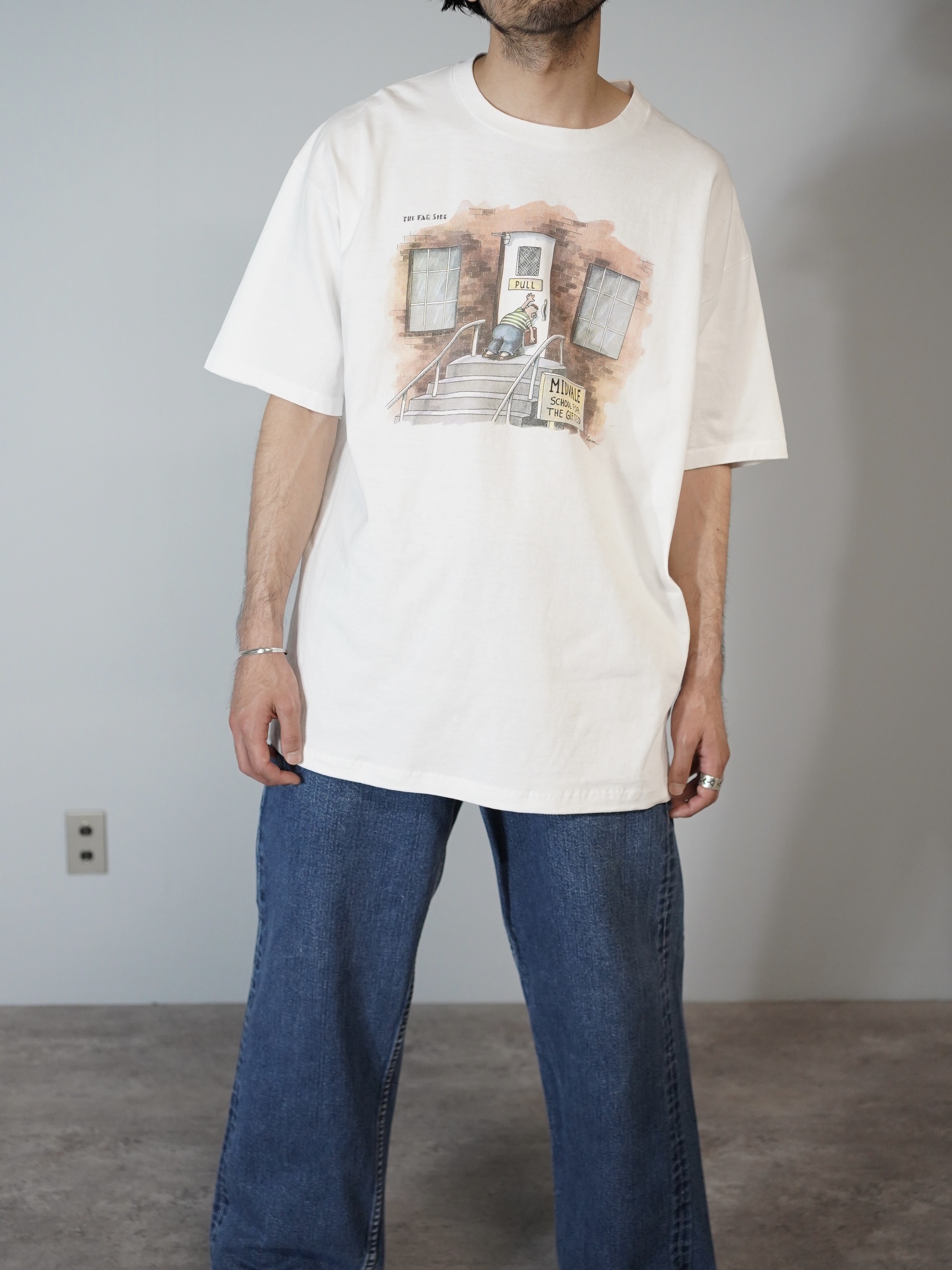 1990's THE FAR SIDE Print T-shirt / Made in USA