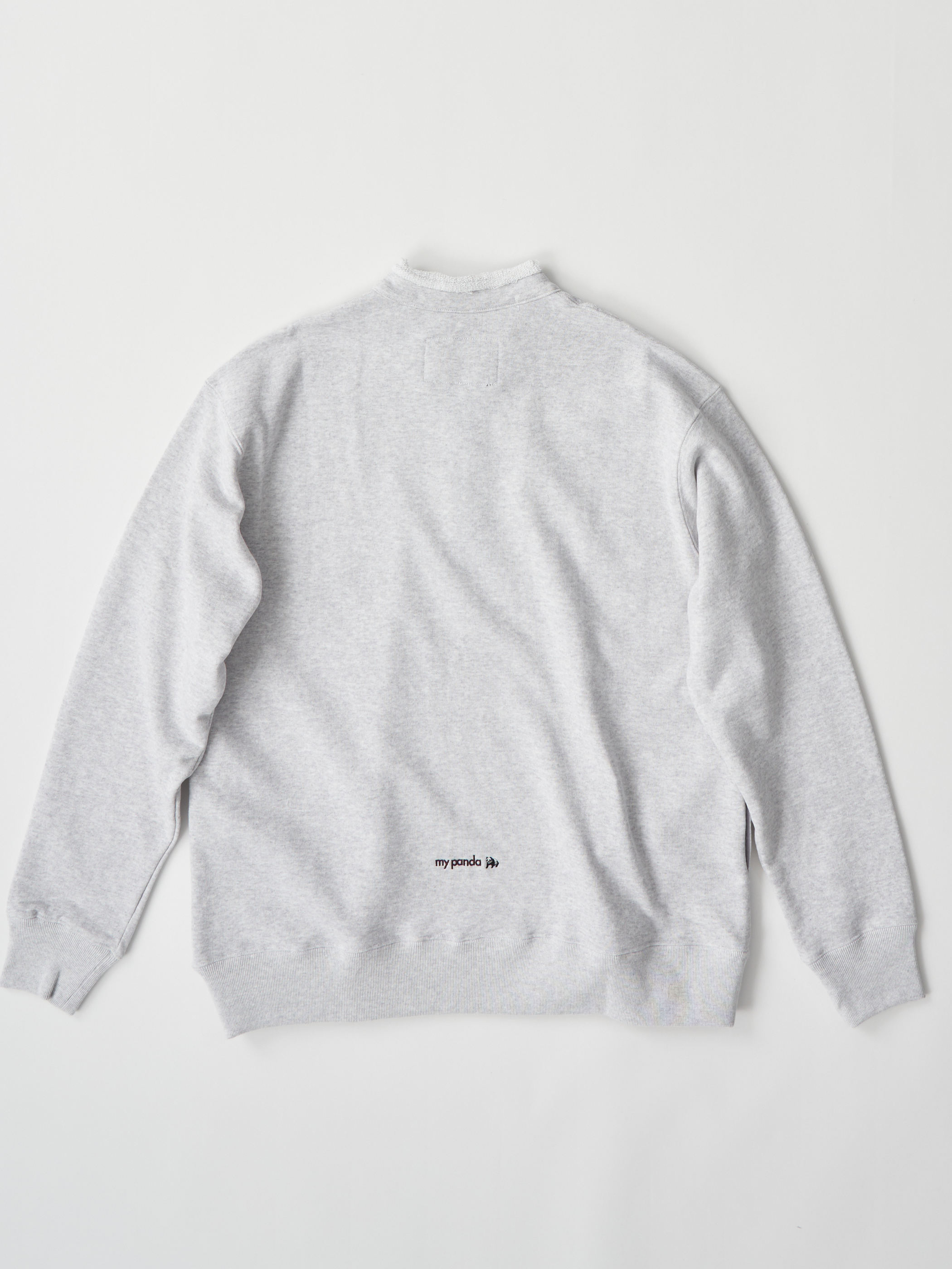 【受注商品】half zip sweat shirt・LT.GRAY