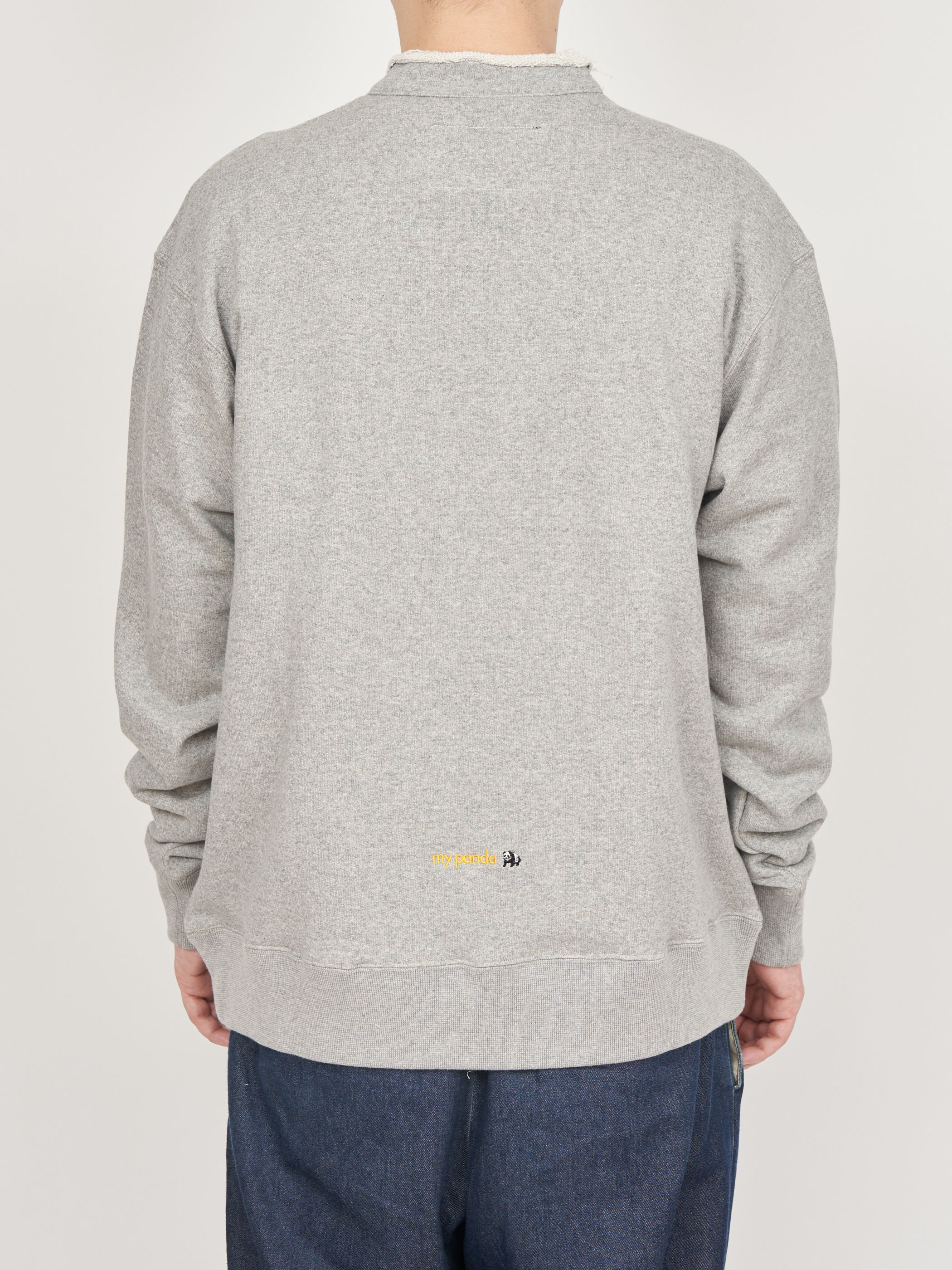 【受注商品】half zip sweat shirt・GRAY