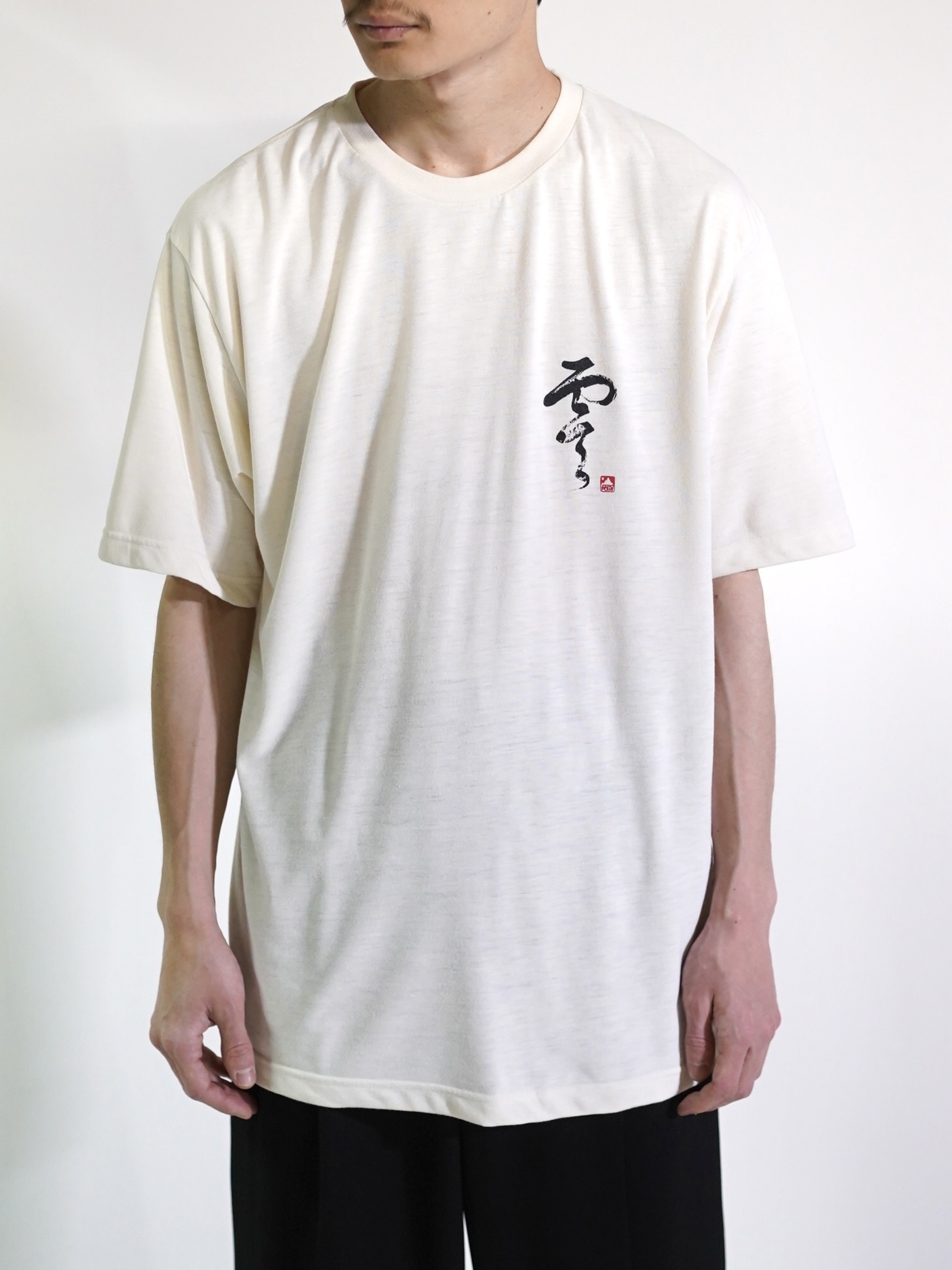 1990's Mont-bell 両面漢字 print S/S Tee/Made in JAPAN