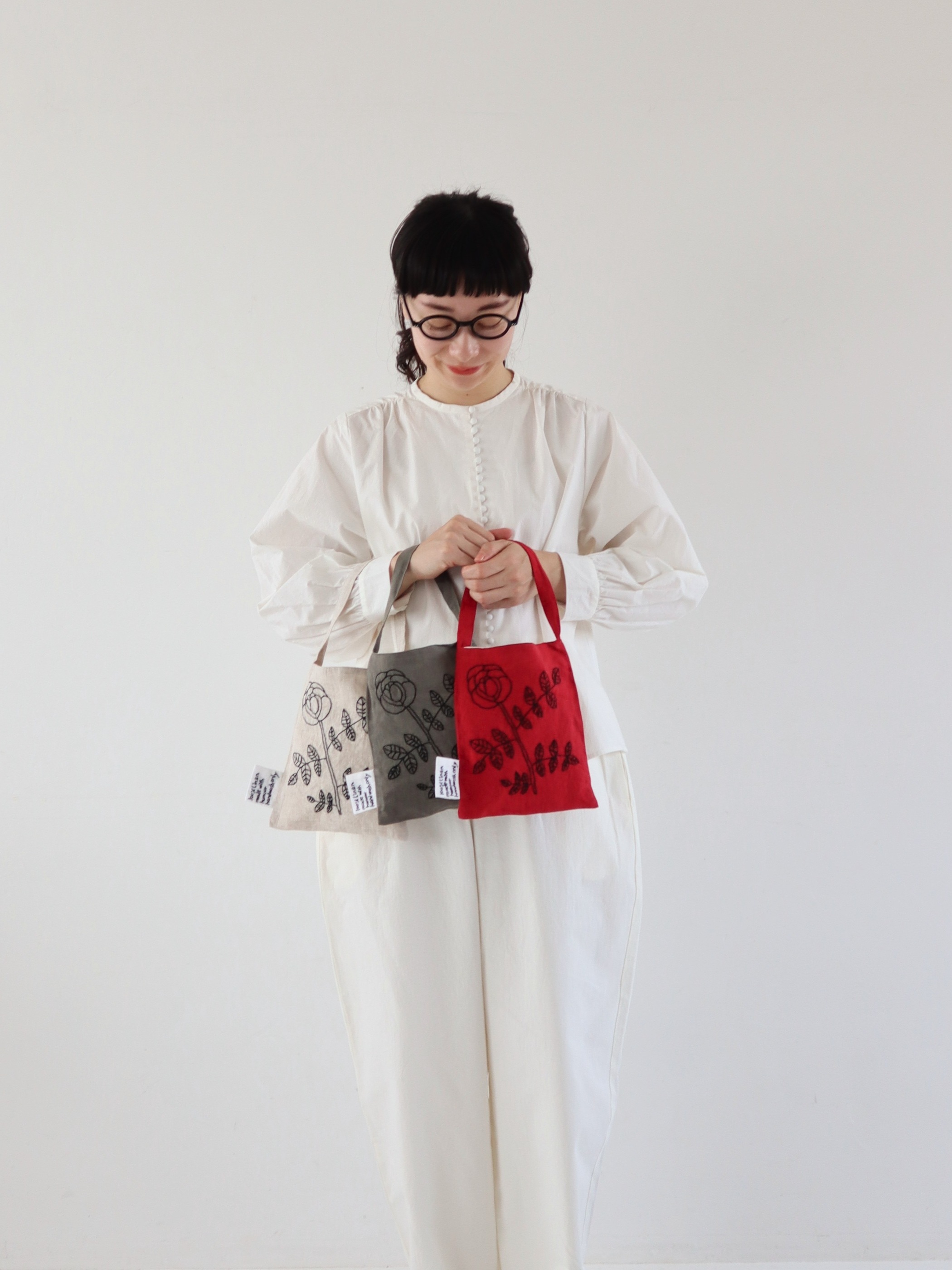 バラの花ミニバッグ