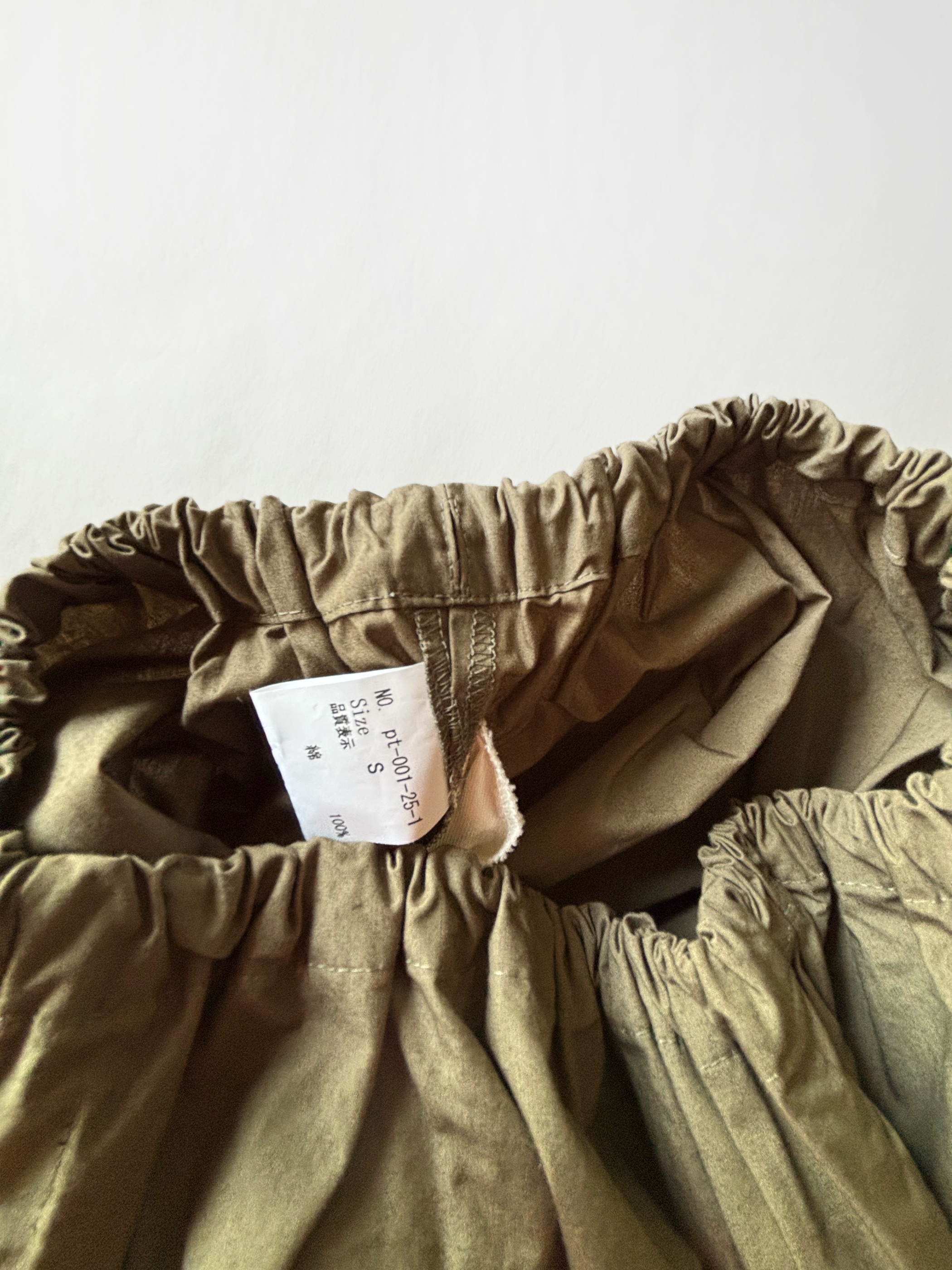 シンプルワイドパンツ2 カーキ シンプルワイドパンツ2 カーキ