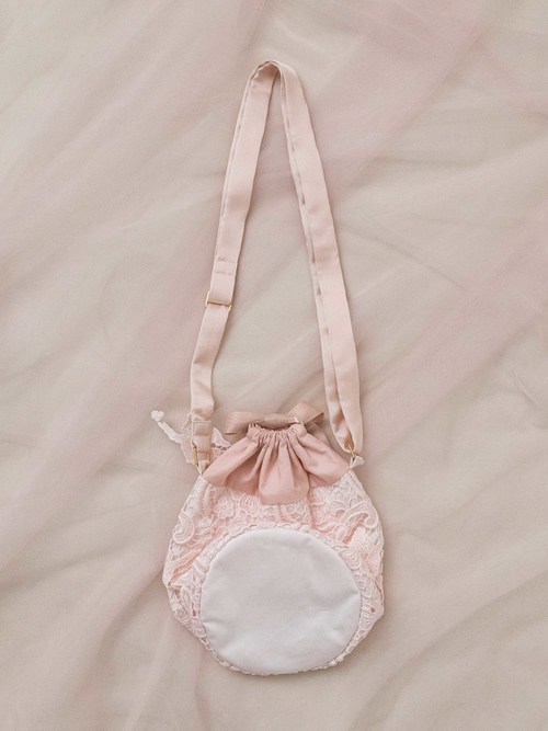 【3月お届け商品】utopia lace drawstring bag