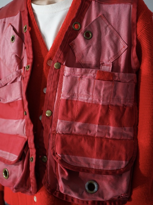 1980's ~ Cotton twill work vest / Made in CANADA
