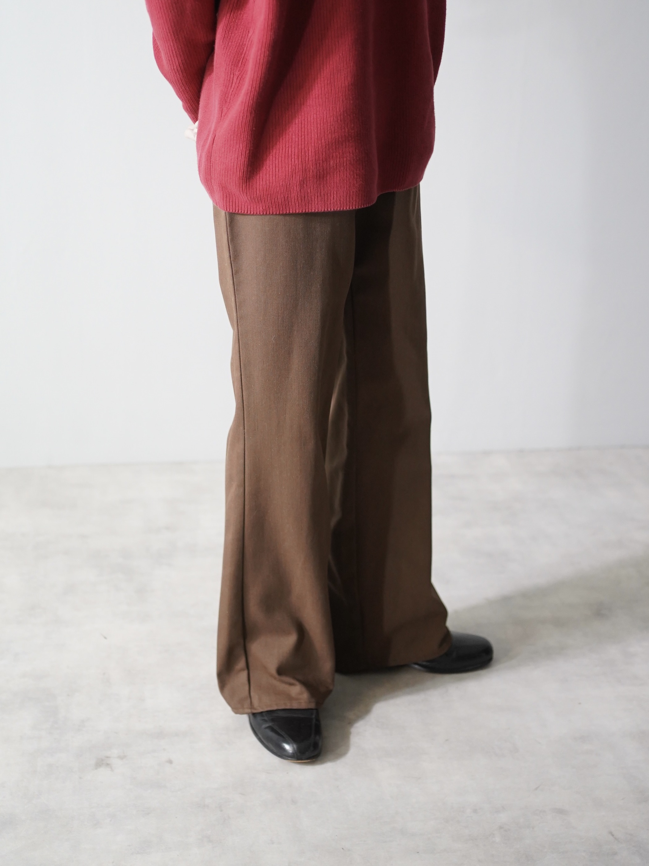 1970's BIG YANK Cotton twill flare pants