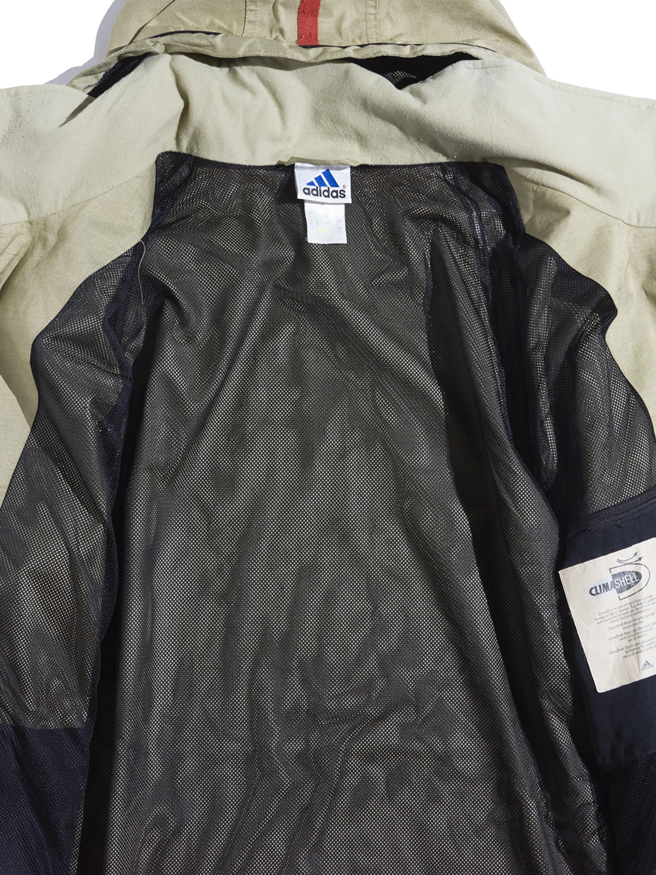 1990s "adidas"  CLIMA SHELL storm jacket -BEIGE-