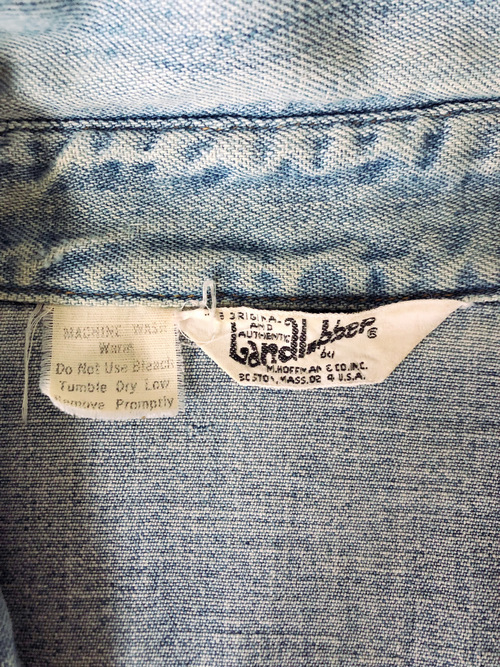 Vintage 70's USA Land Lubber Denim Shirt Jacket