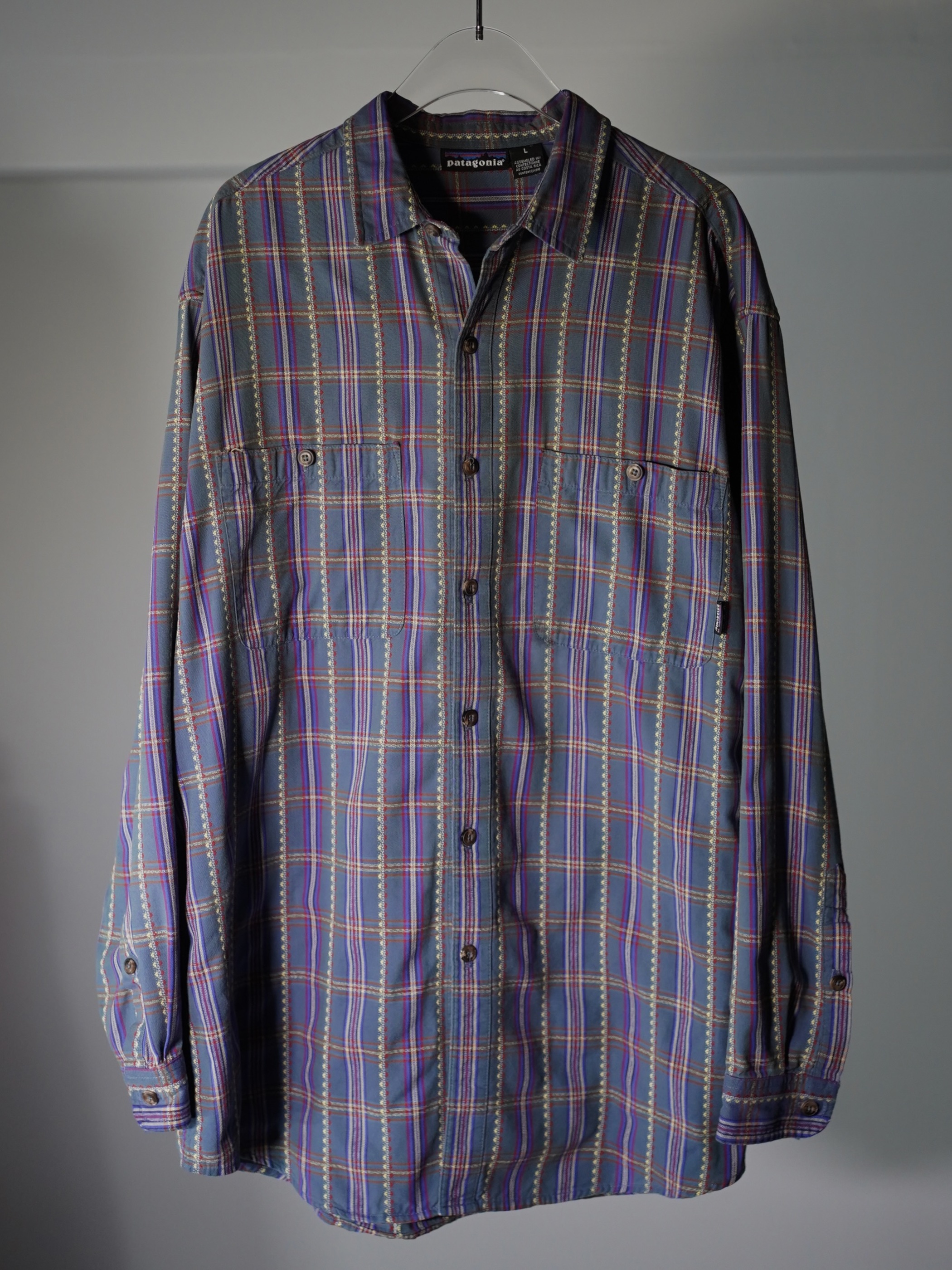 93's Patagonia 雪無しタグ期 L/S Cotton flannel shirts