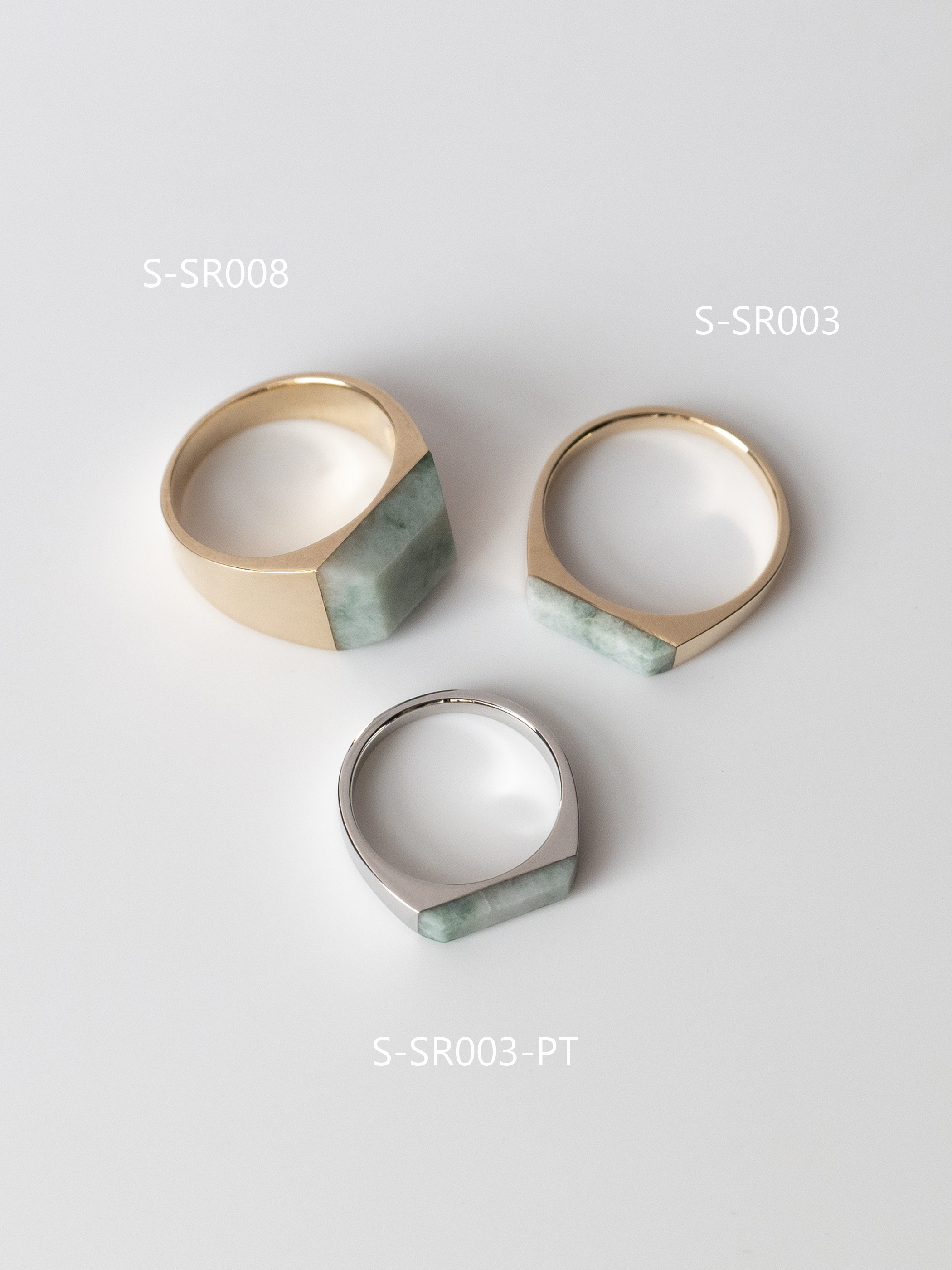 simmon official WEB SHOP | GEM SIGNET RING Jade