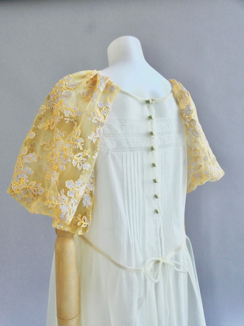 【SOLD】organdy lace dress