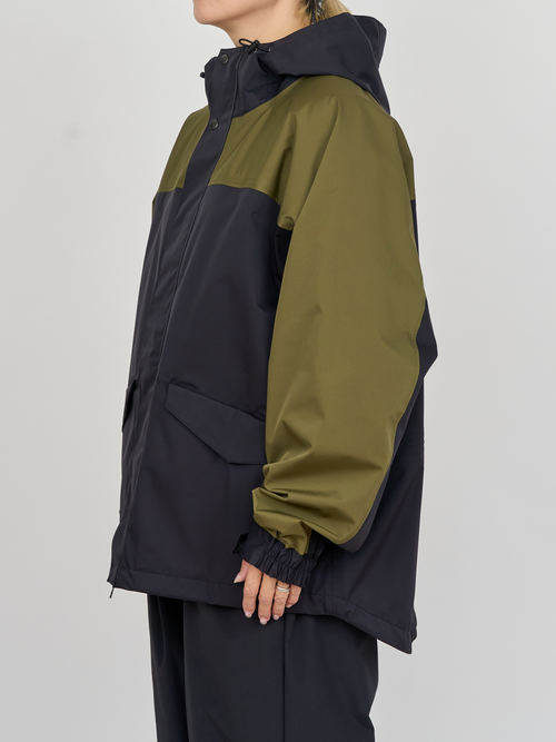 【受注商品】two-tone mountain parka・BLACK×KHAKI 【受注商品】two-tone mountain parka・BLACK×KHAKI