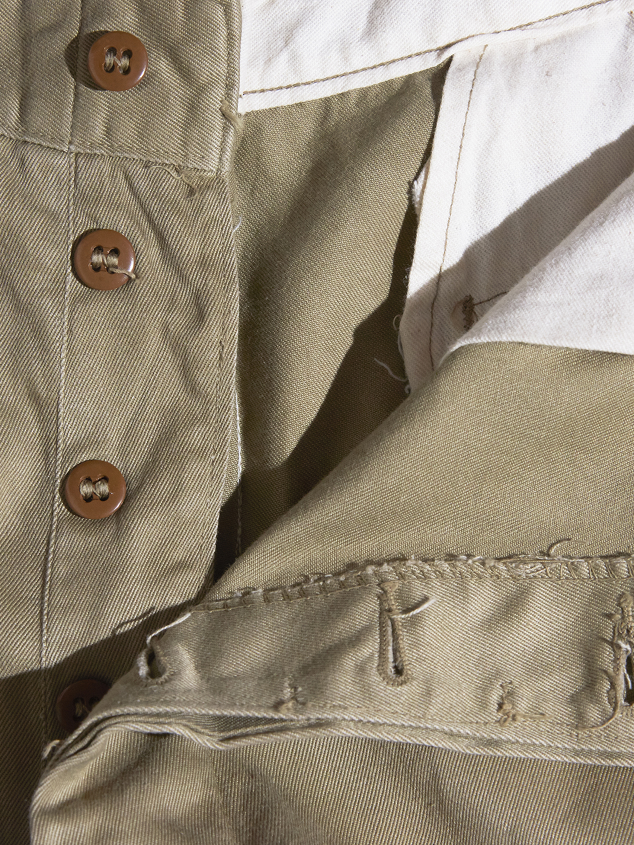 1960s "US ARMY" chino trousers -KAHKI-