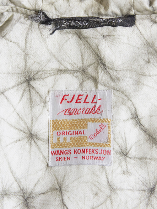 1960s "FJELL" pattern ski jacket -WHITE-