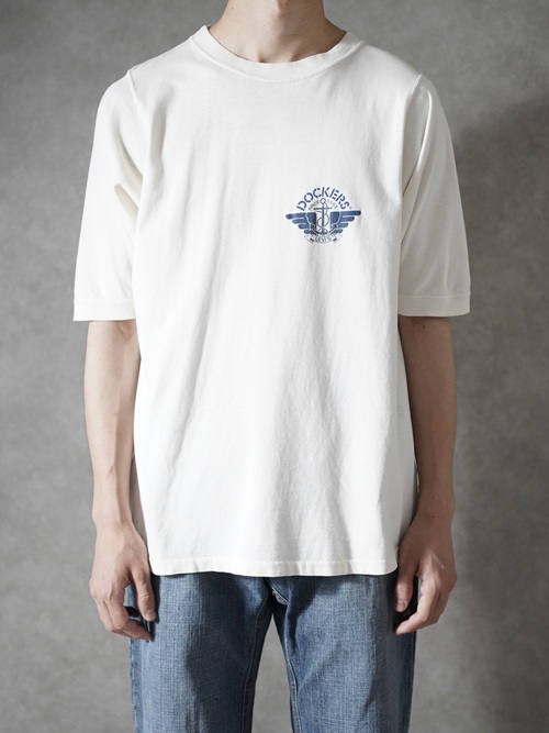 1990's Levi's DOCKERS Print T-shirts Lib-sleeve