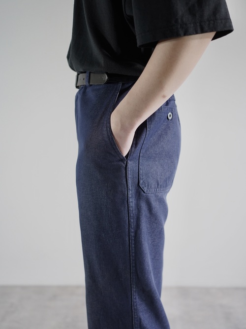 1980's- dolmen Poly cotton Twill Work pants / Fabric in France