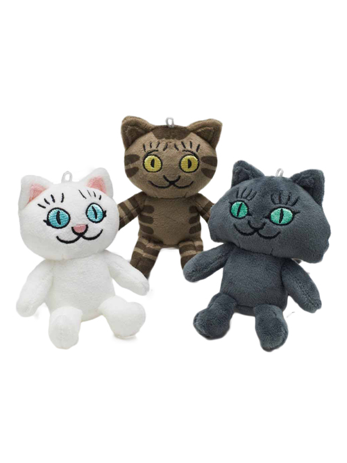 黒川想矢 怪物 グレー 猫 ぬいぐるみ 黒猫 ぬいぐるみ ねこ 猫 ネコ CAT かわいい 大きな目の猫の