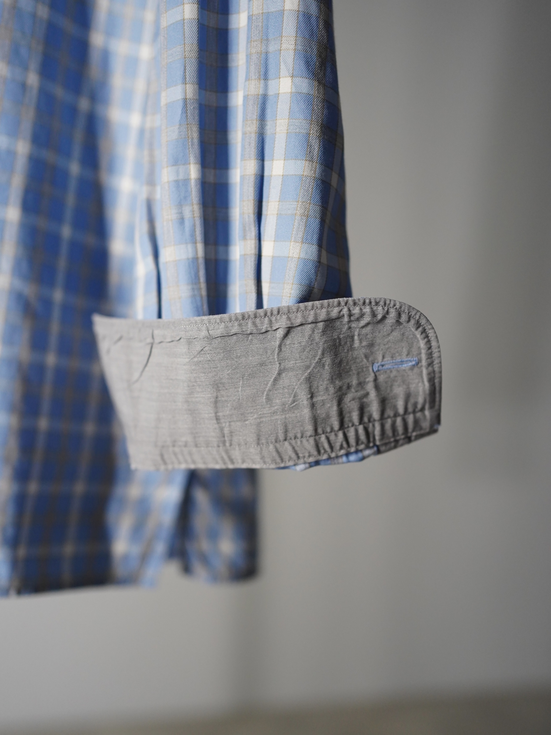 Ermenegildo Zegna Cotton 隠しB.D. dress shirt / Made in Turkey