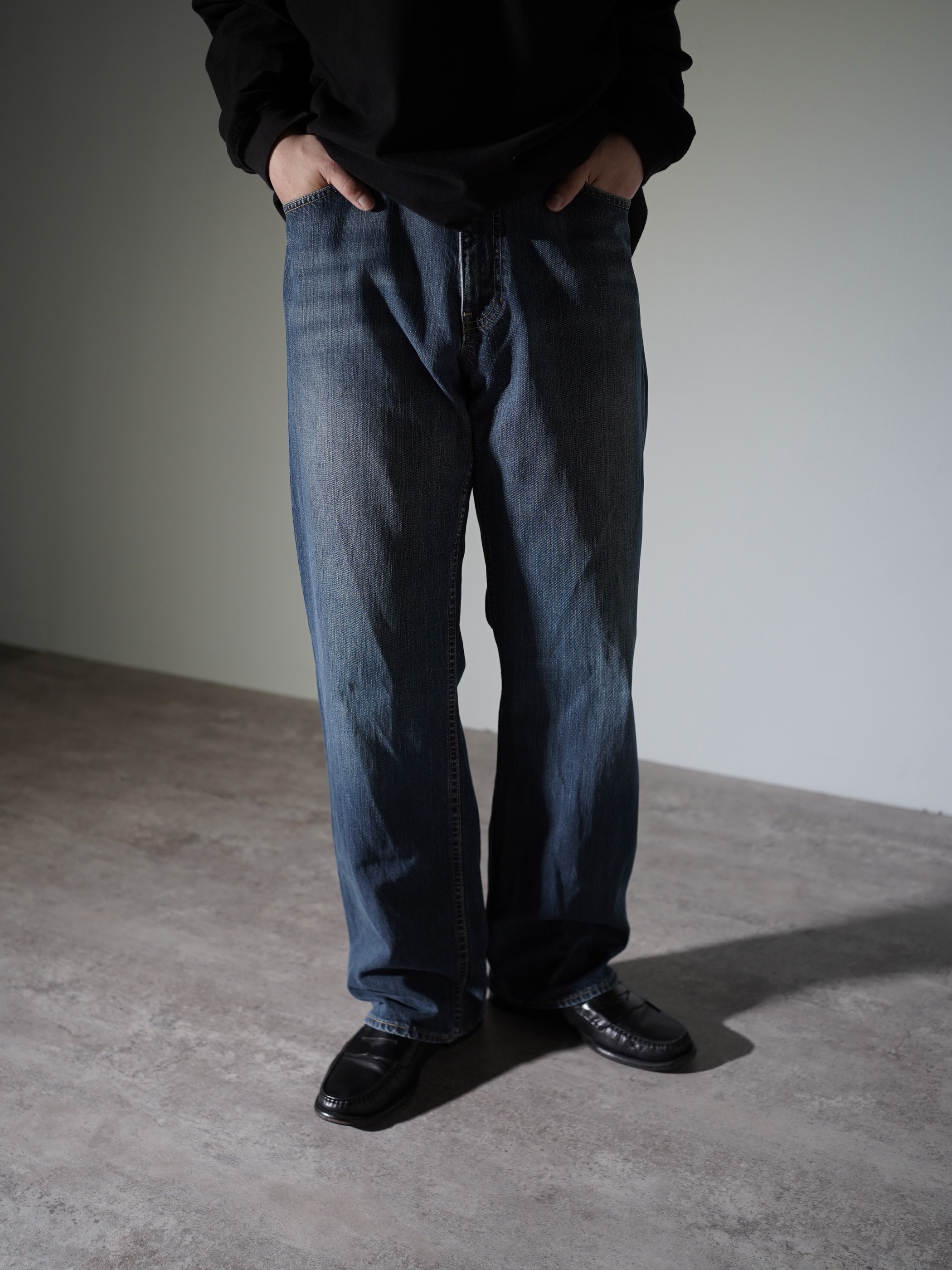 1990-00's GAP Loose fit Denim pants / Made in Mexico of US fabric
