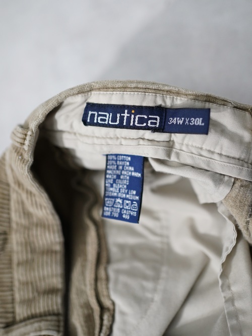 1990's Nautica Cotton Rayon corduroy pants