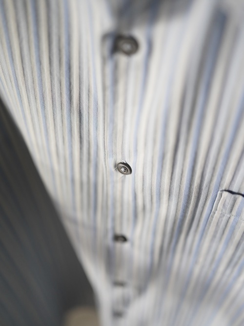 Ermenegildo Zegna Cotton 隠しB.D. dress shirt / Made in Italy