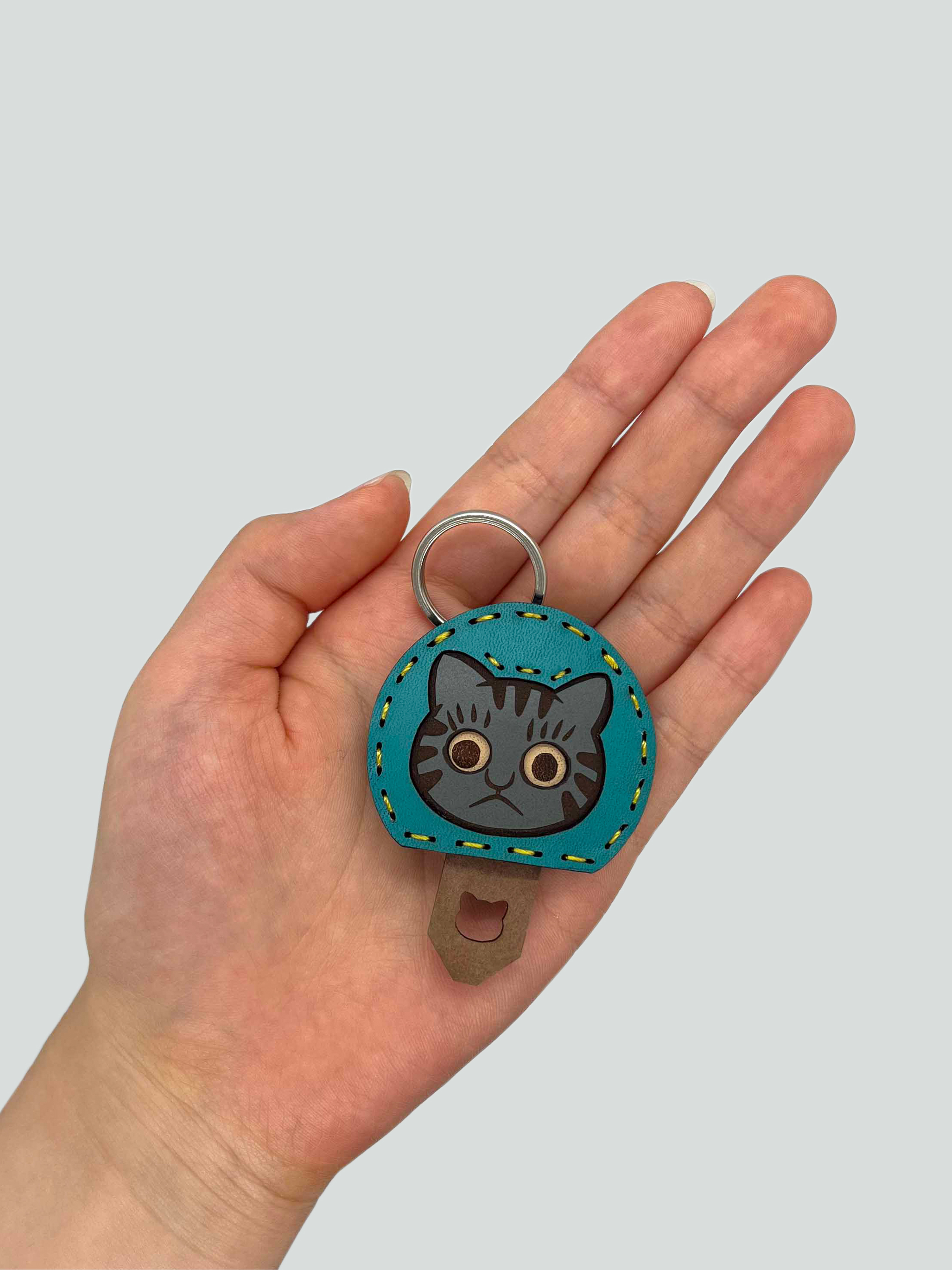 交渉中　A3-1ピンクマーブル　猫型キーカバー小 石黒亜矢子個人専門店 月光蔵 | 「猫のキーカバー ピンク」キタンクラブ
