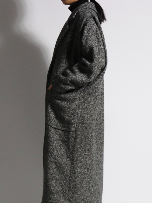 dolman sleeve tweed coat