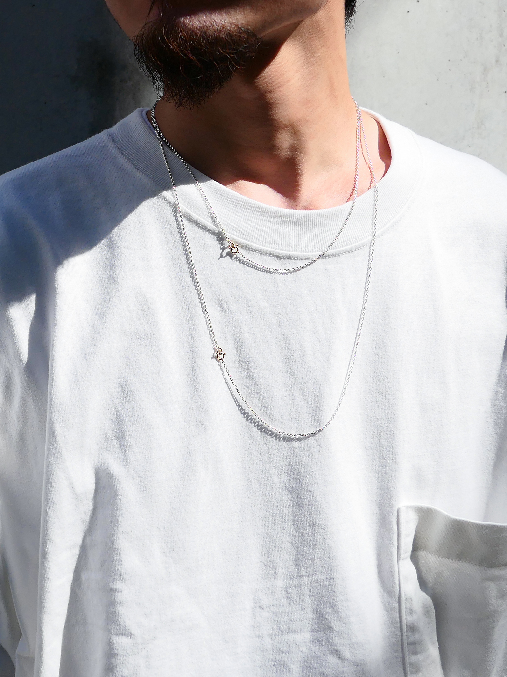 BASIC OVAL CHAIN NECKLACE 50 - simmon official WEB SHOP