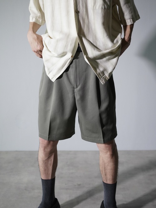 Claiborne Polyester herringbone 2tuck slacks shorts