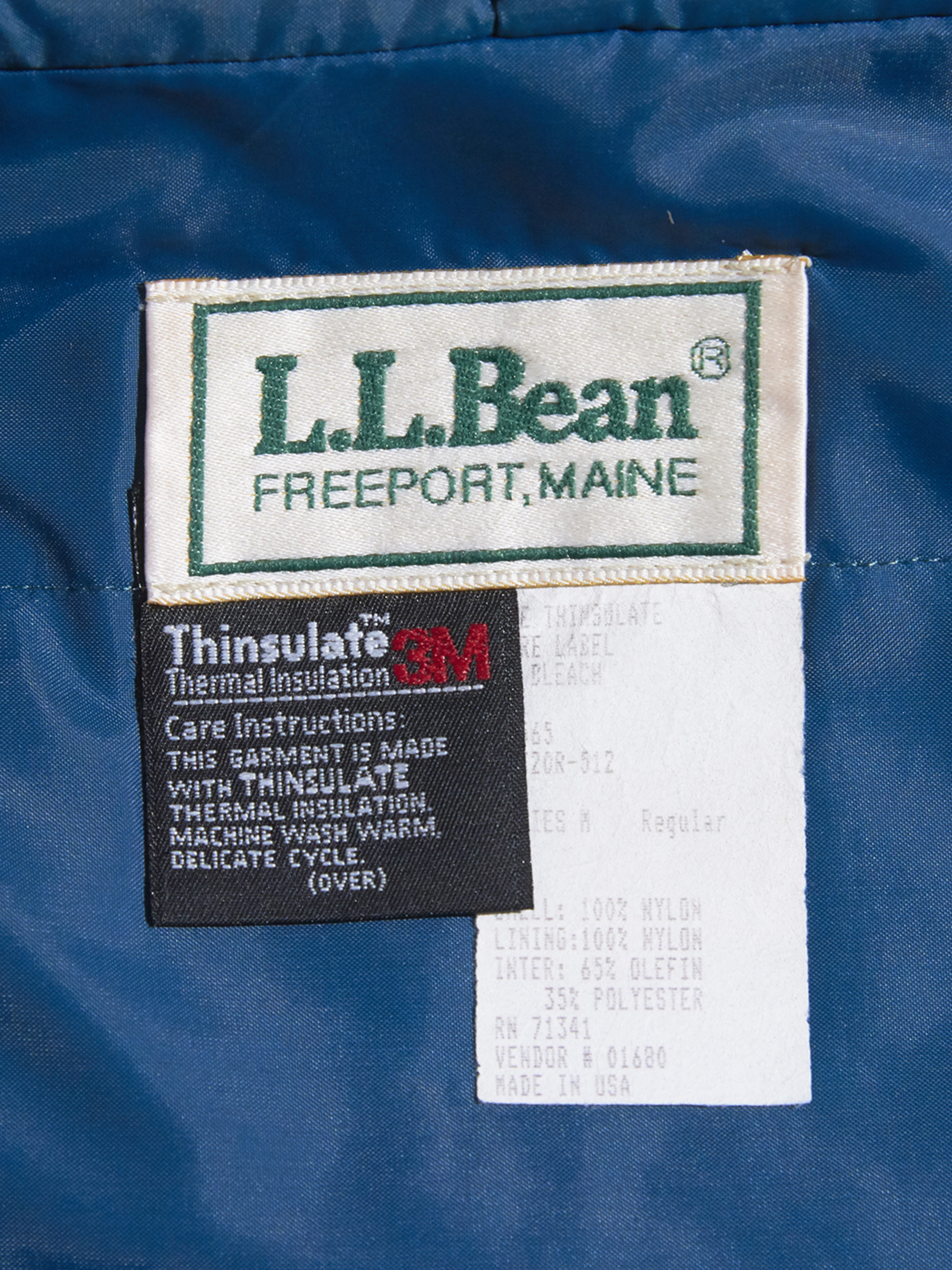 1980s "L.L.Bean" thinsulate tyrolean anorak parka -RED-