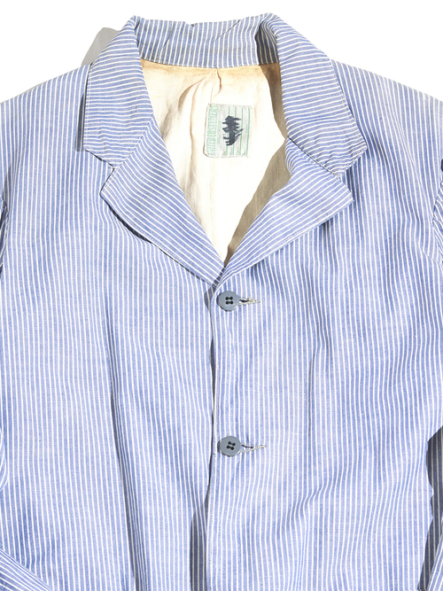 1950s "UNITED COSTUMERS" cotton tailored jacket -STRIPE- <SALE¥22500→¥18000>