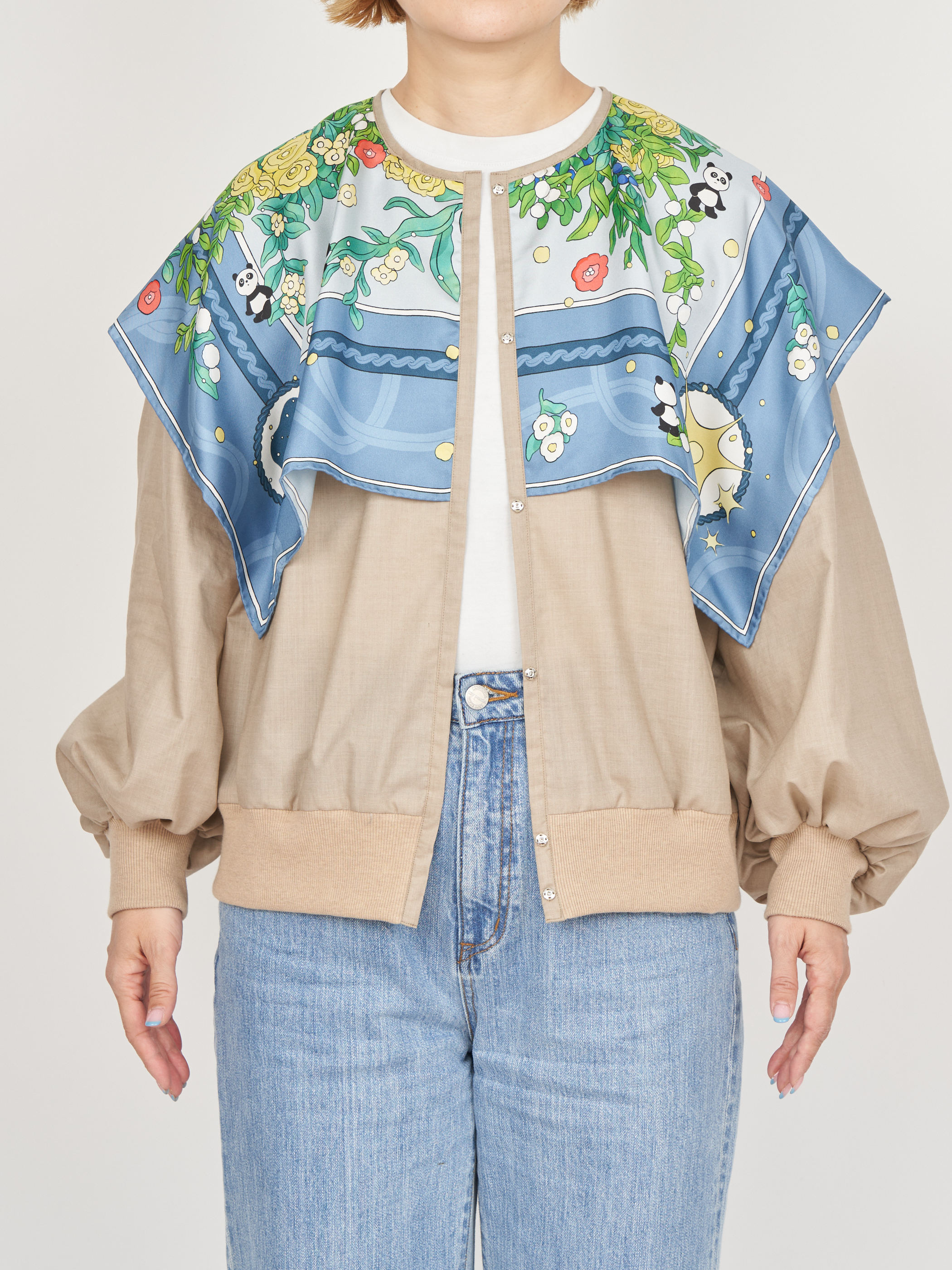 【受注商品】scarf blouson・COLORFUL
