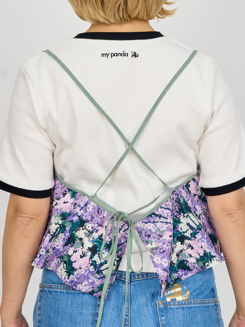 【受注商品】panda printed camisole・PURPLE 【受注商品】panda printed camisole・PURPLE