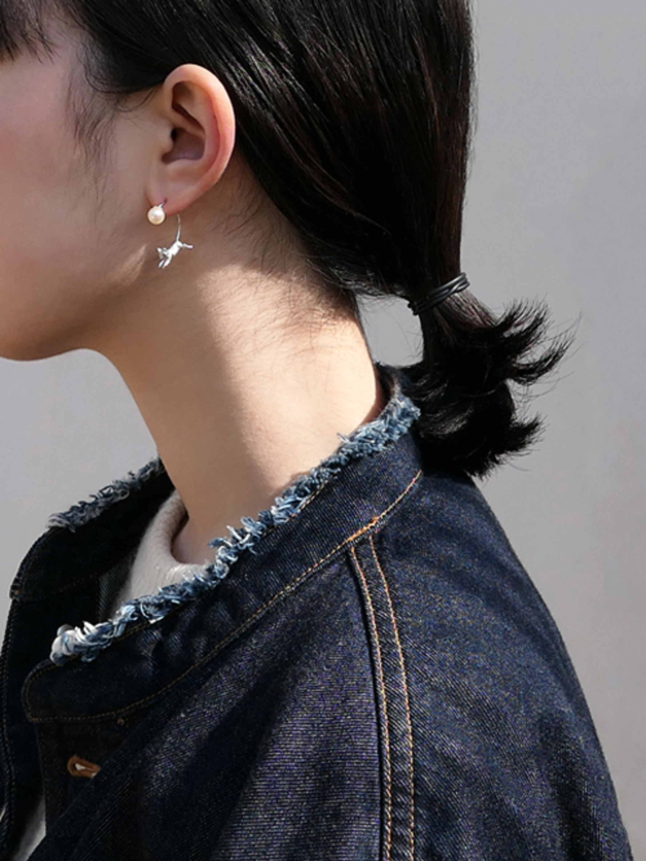 CAT TAIL PIERCED EARRING - simmon official WEB SHOP