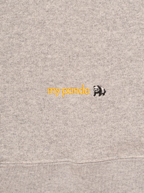 【受注商品】half zip sweat shirt・GRAY