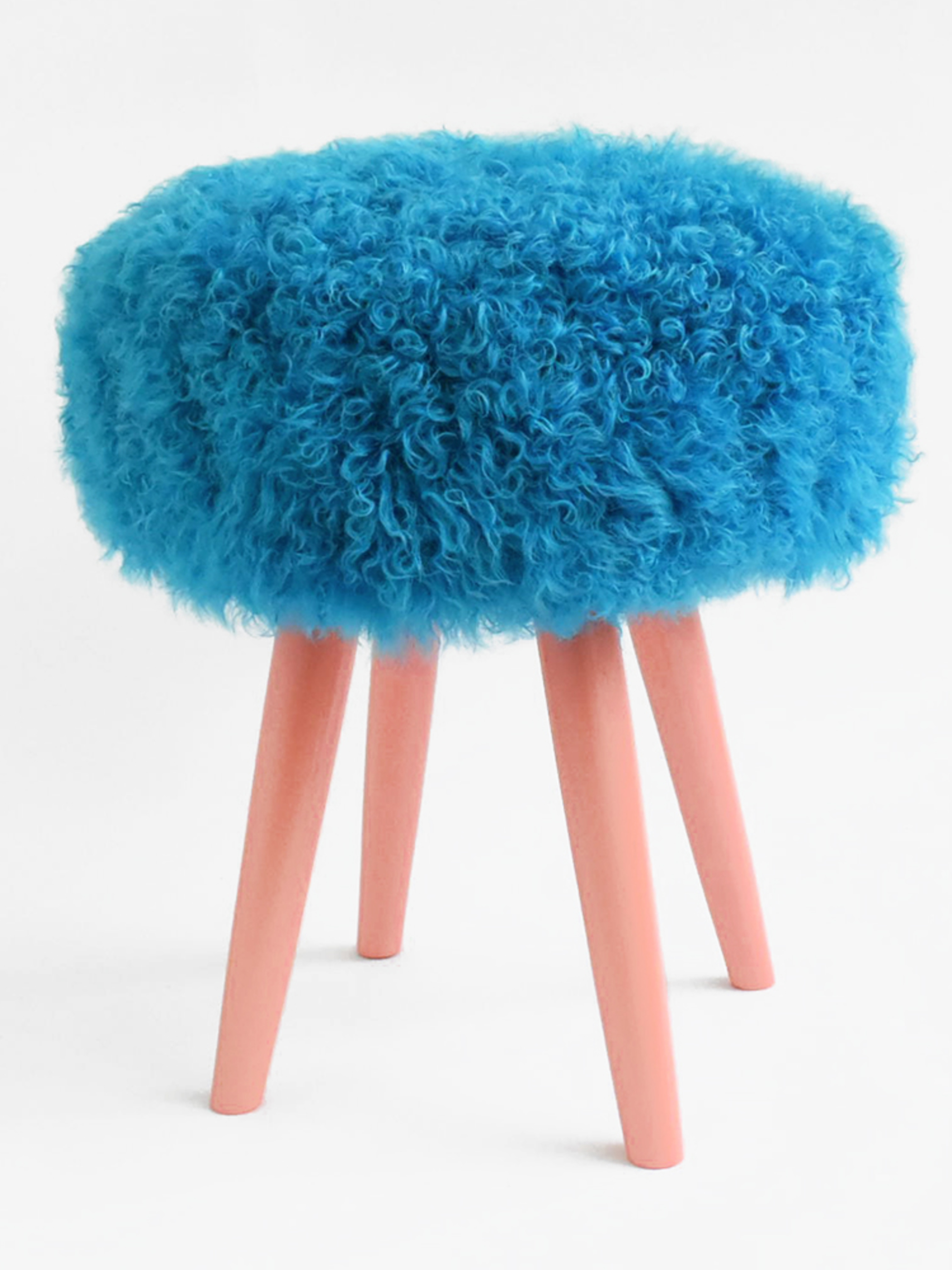 Mt.Hari | MONSTER STOOL peacock×spring pink