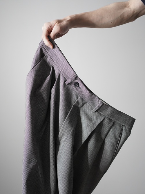 PAZONI 2tuck dress trousers/Made in Italy