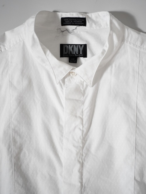 DKNY Dobby fabric Tuxedo shirts