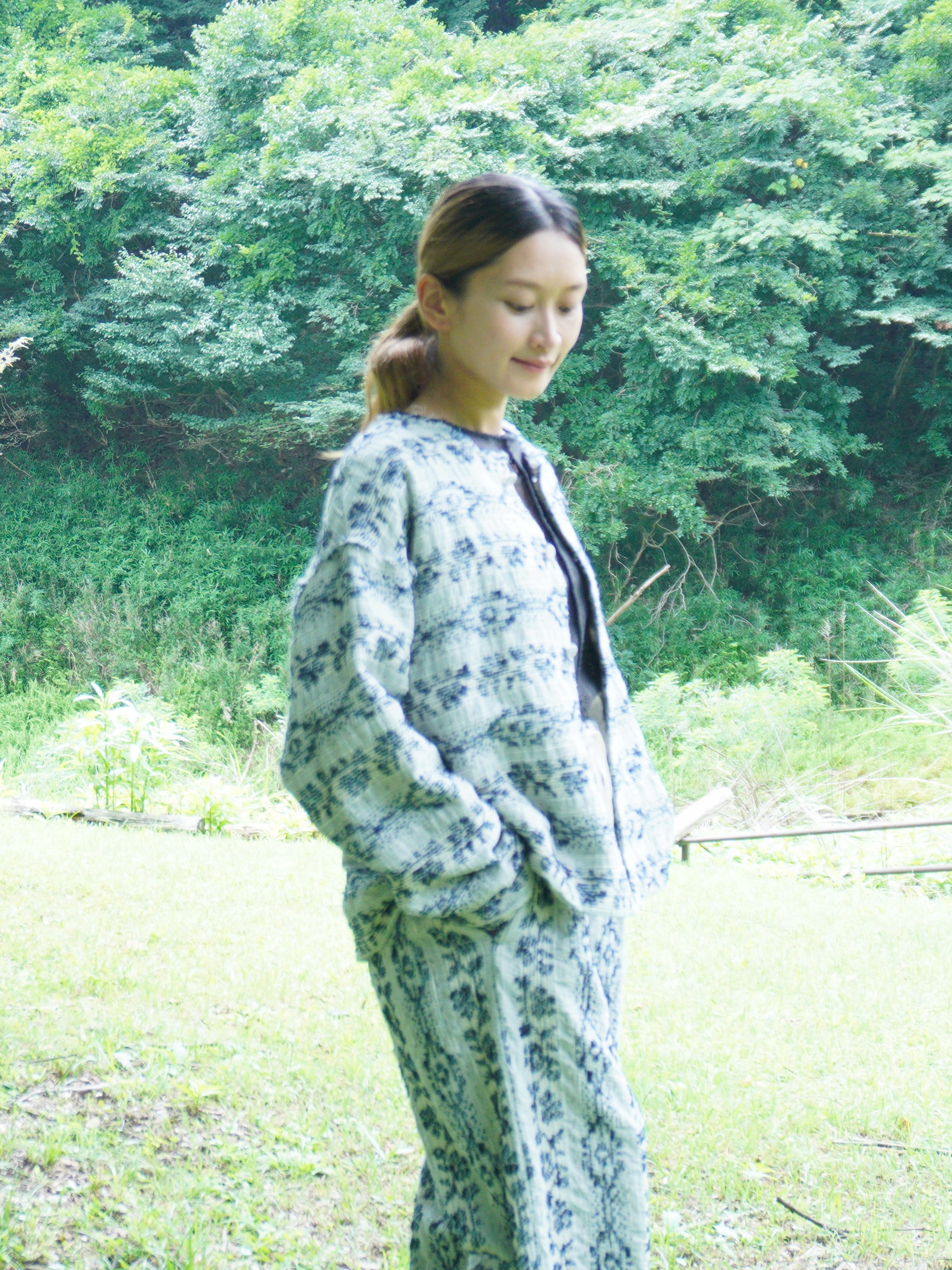 qiri official online store | 【予約】mix yarn jacquard jacket