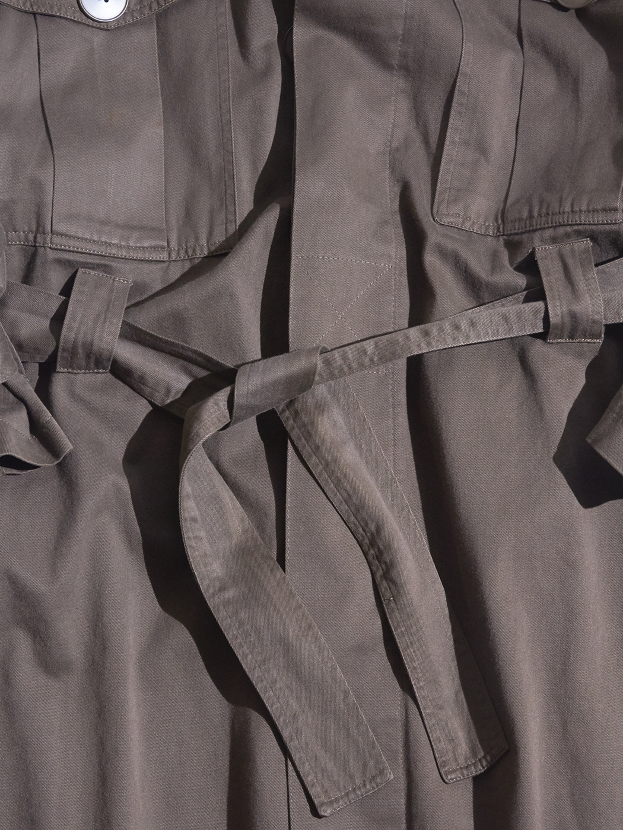 1980s "ZOOMP" cotton over coat -BROWN-